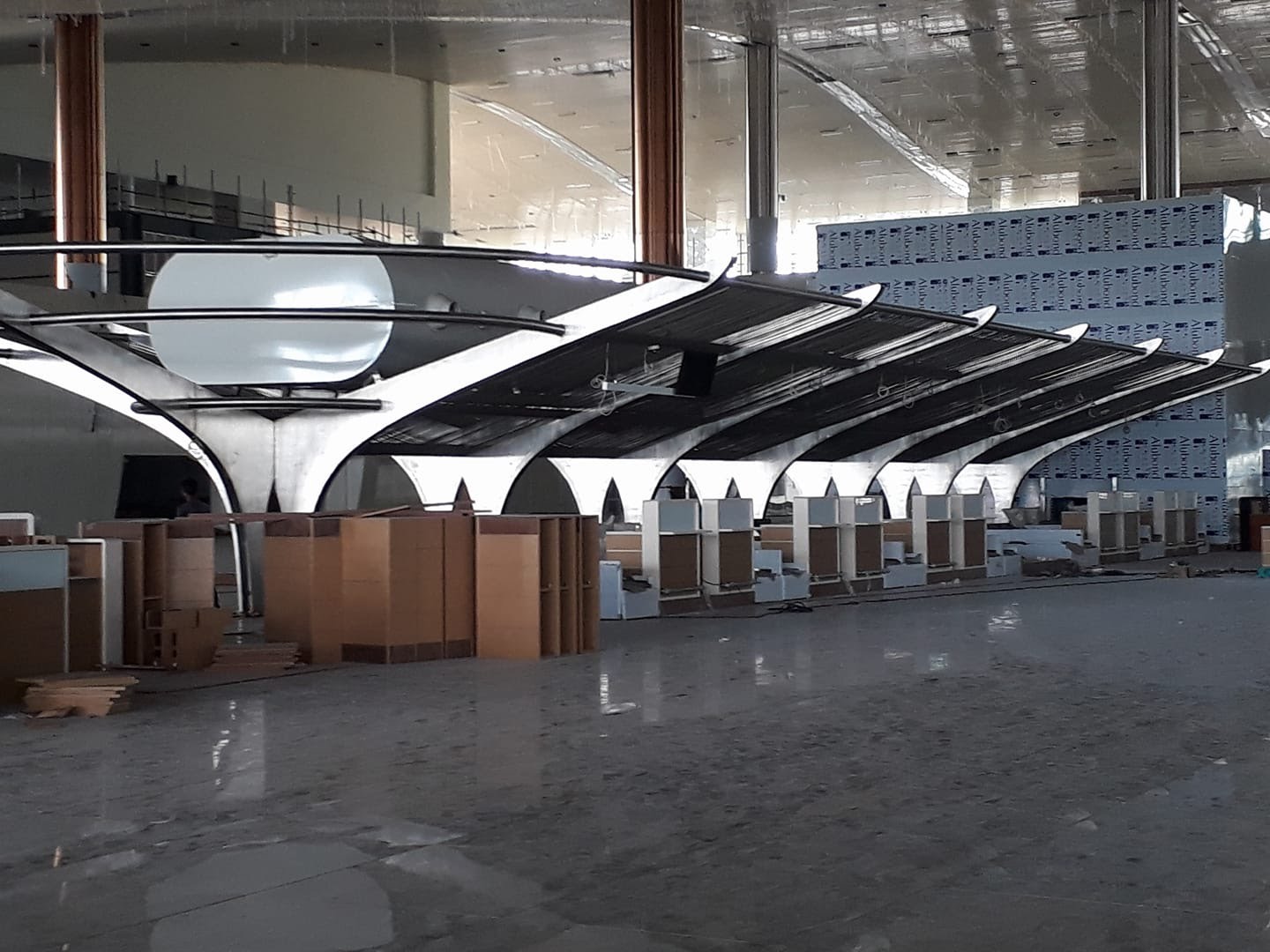 Airport Counter Structures